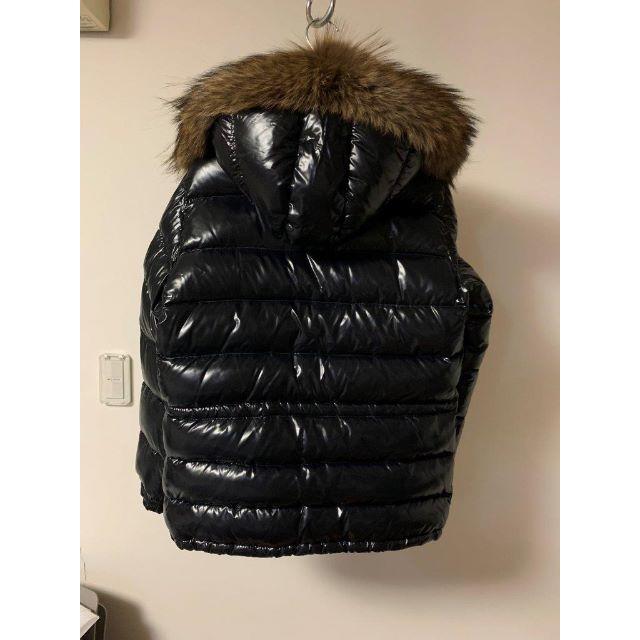 MONCLER(モンクレール)のモンクレールROD3WAYダウンジャケット黒×黄金コヨーテファーsize0 メンズのジャケット/アウター(ダウンジャケット)の商品写真