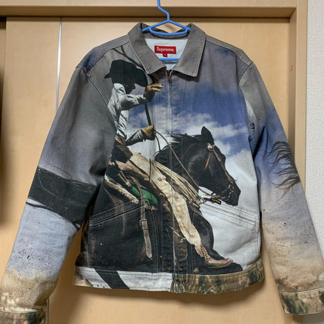 Gジャン/デニムジャケットSupreme  Cowboy Denim Work Jacket M マルボロ