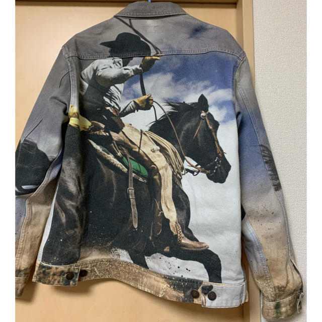 Supreme(シュプリーム)のSupreme  Cowboy Denim Work Jacket M マルボロ メンズのジャケット/アウター(Gジャン/デニムジャケット)の商品写真