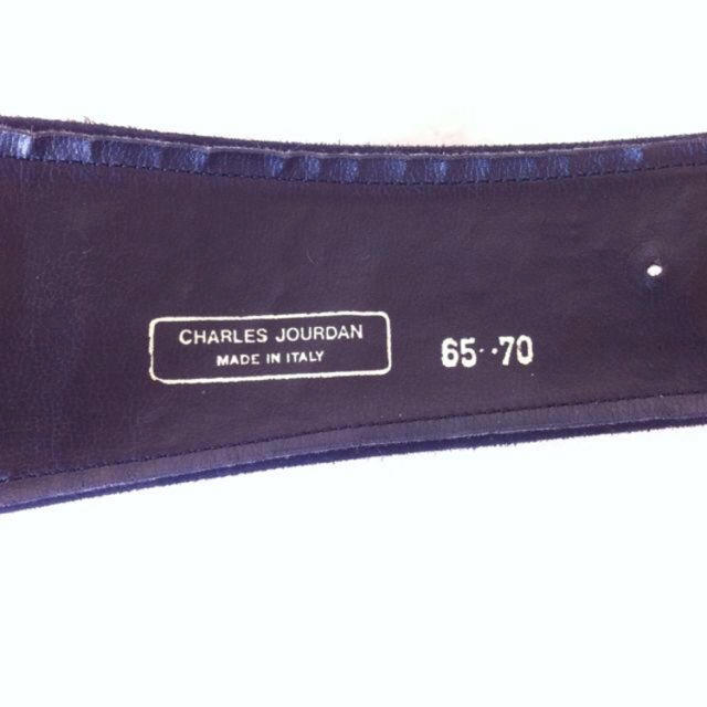 CHARLES JOURDAN(シャルルジョルダン)のシャルル・ジョルダン デザインベルト レディースのファッション小物(ベルト)の商品写真