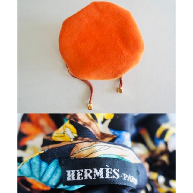 HERMES 巾着　アクセサリー入れ(^^)ポーチ