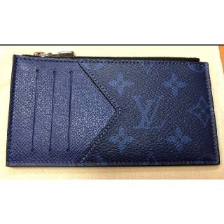 ルイヴィトン(LOUIS VUITTON)のルイヴィトン タイガラマ コインカードケース コバルトモノグラム 海外直営店購入(財布)