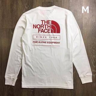ザノースフェイス(THE NORTH FACE)の売切!ノースフェイス 長袖Tシャツ 1966バックプリント(M)白 180902(Tシャツ/カットソー(七分/長袖))
