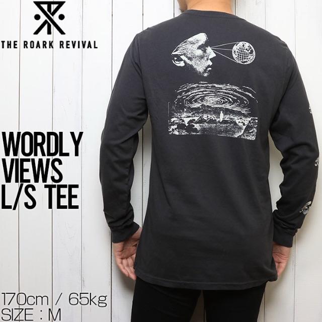 ロアークリバイバル WORDLY VIEWS L/S TEE