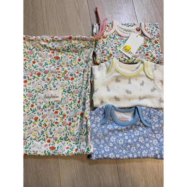 Boden(ボーデン)のmini boden baby  boden ロンパース　三枚セット キッズ/ベビー/マタニティのベビー服(~85cm)(ロンパース)の商品写真