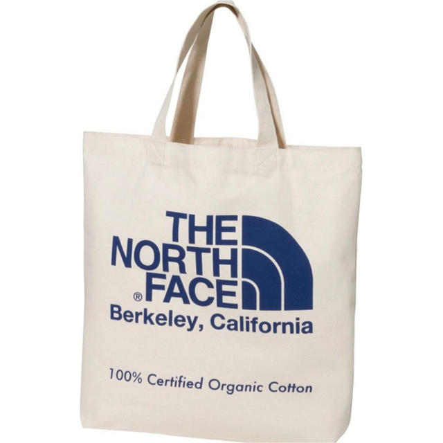 THE NORTH FACE(ザノースフェイス)の19年モデル 新品 未使用 ノースフェイス オーガニックコットン トート  青 レディースのバッグ(トートバッグ)の商品写真