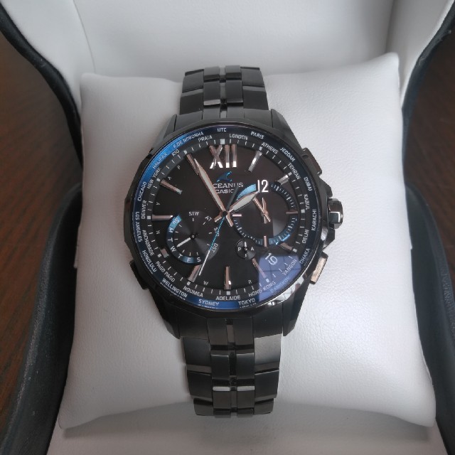 CASIO　OCEANUS　OCW-S3400B-1AJF　極美品　長期保証残有