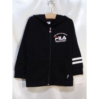 フィラ(FILA)の＜№4816＞★FILA★裏起毛パーカージャケット☆120cm☆黒(ジャケット/上着)