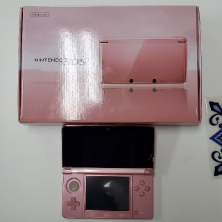 ニンテンドー3DS(ニンテンドー3DS)の【美品】ニンテンドー3DS ピンク(携帯用ゲーム機本体)