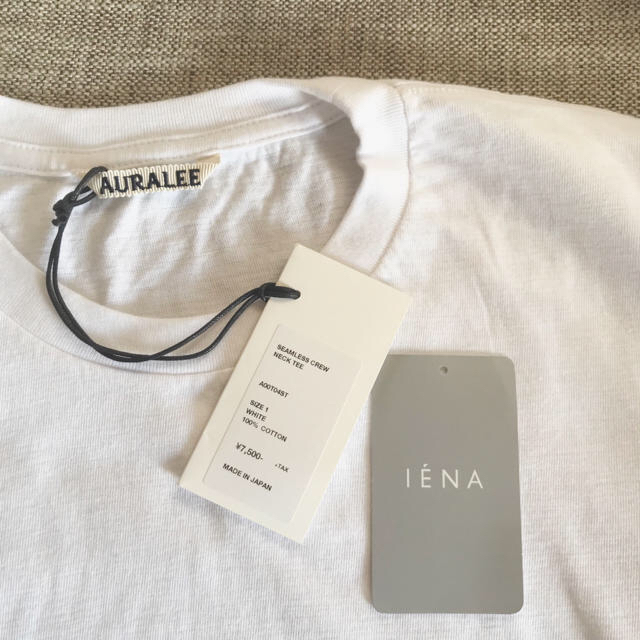 IENA(イエナ)の【AURALEE × IENA】オーラリー　白Tee レディースのトップス(Tシャツ(半袖/袖なし))の商品写真