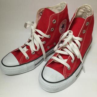 コンバース(CONVERSE)のコンバースオールスター 赤 24.5cm(スニーカー)