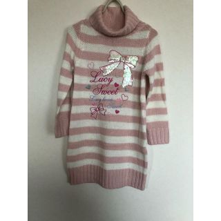 マザウェイズ(motherways)のMother waysマザウェイズ　子ども服140cm     ニットワンピース(ワンピース)