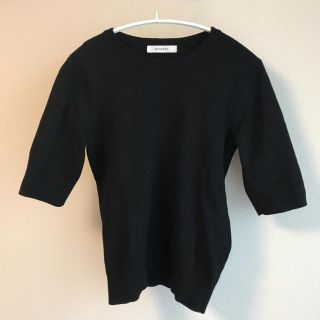 マウジー(moussy)のマウジー　ニットカットソー(カットソー(半袖/袖なし))