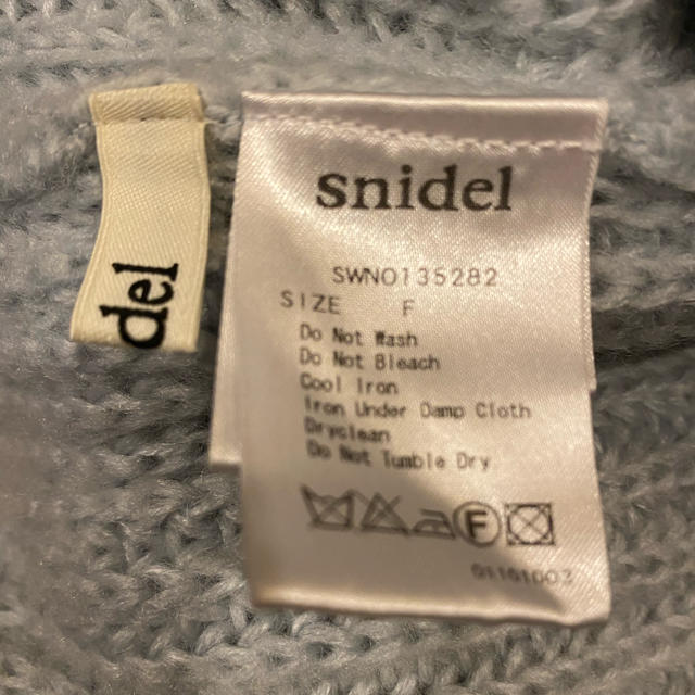 SNIDEL(スナイデル)のsnidel ニットワンピース レディースのワンピース(ミニワンピース)の商品写真