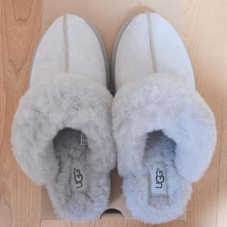 アグ(UGG)の【取り置き品】アグ　グレー　スリッパ スリッポン スカフェット II　UGG (スリッポン/モカシン)