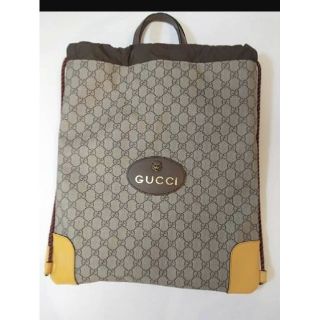 グッチ(Gucci)のGUCCI　グッチ　スプリーム キャンバス ドローストリング バックパック(バッグパック/リュック)