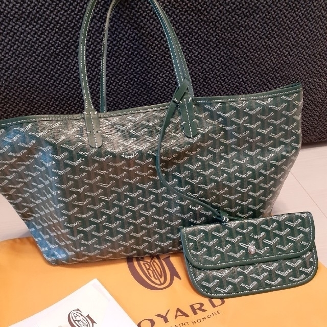 GOYARD(ゴヤール)の【コナコーヒー様専用】美品☆トートバッグ☆グリーン レディースのバッグ(トートバッグ)の商品写真