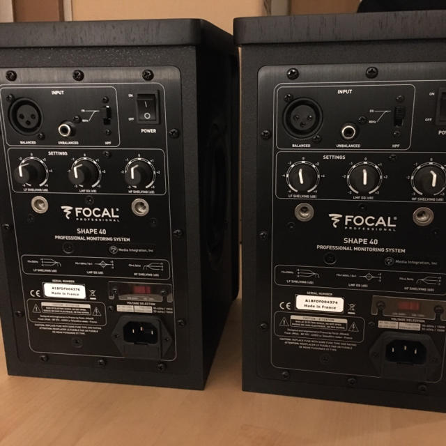 Focal Shape40ペア美品 2