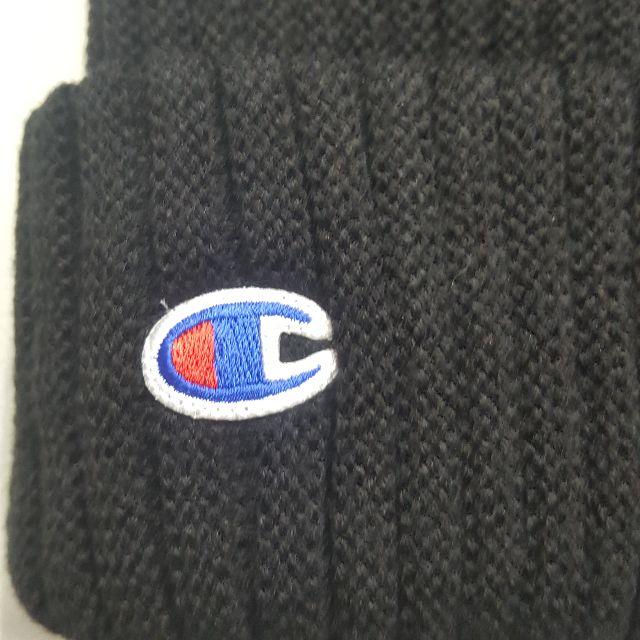 Champion(チャンピオン)のChampion（チャンピオン）ニットキャップ；ブラック メンズの帽子(ニット帽/ビーニー)の商品写真