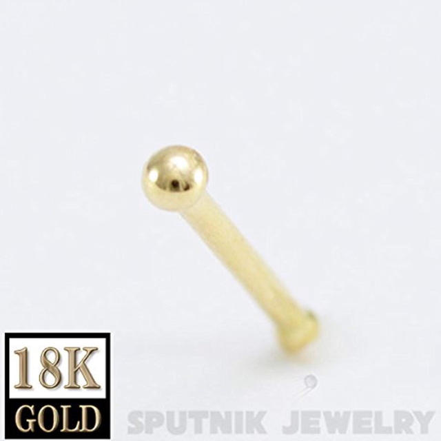 鼻ピアス ノーズピアス 20G 18k  レディースのアクセサリー(ピアス)の商品写真