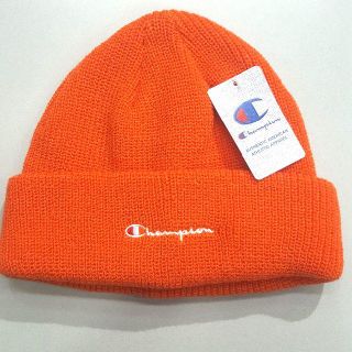 チャンピオン(Champion)のChampion（チャンピオン）ニットキャップ；オレンジ(ニット帽/ビーニー)