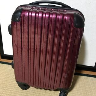 LCC可 機内持ち込みキャリーバッグ ワインレッド(スーツケース/キャリーバッグ)