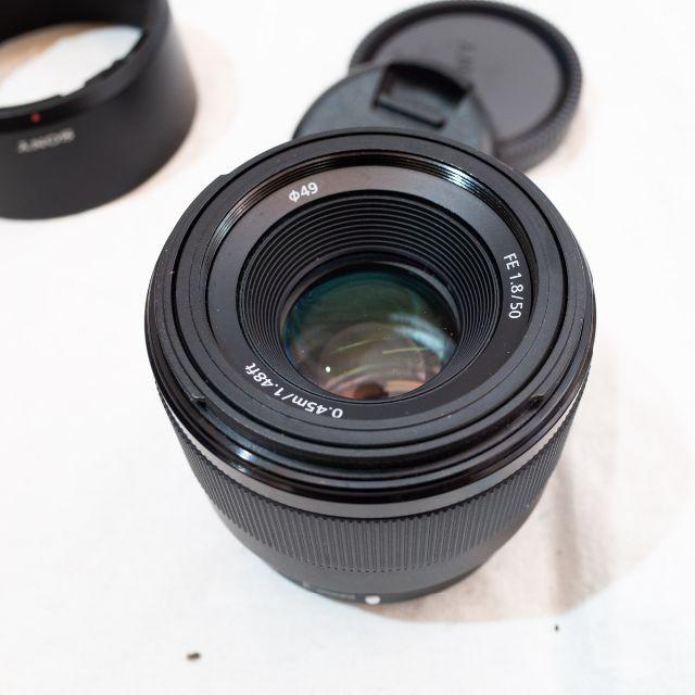 SONY(ソニー)のSONY FE 50mm f1.8 SEL50F18F フルサイズ スマホ/家電/カメラのカメラ(レンズ(単焦点))の商品写真