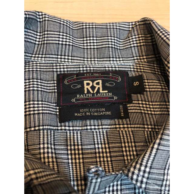 RRL(ダブルアールエル)の【連休限り】RRLダブルアールエル・黒タグチェックシャツ メンズのトップス(シャツ)の商品写真