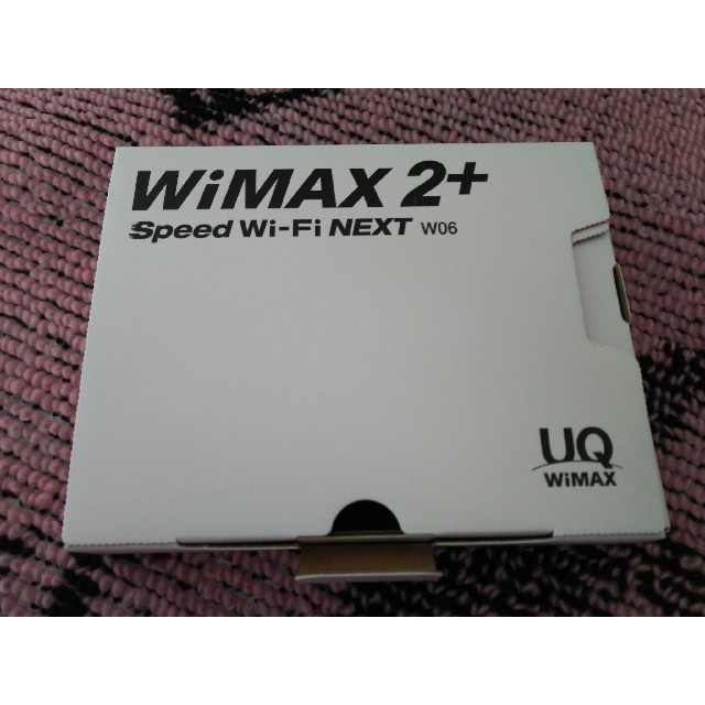 UQ WiMAX Speed Wi-Fi NEXT W06 新品