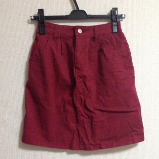 ナイスクラップ(NICE CLAUP)の美品☆デニムスカート(ミニスカート)