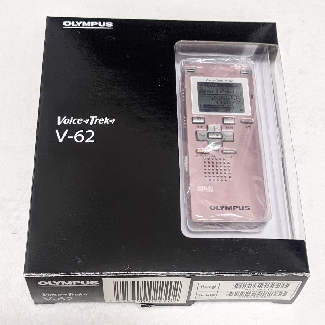 OLYMPUS(オリンパス)のOLYMPUS ICレコーダー Voice-Trek PNK ピンク V-62 スマホ/家電/カメラのオーディオ機器(その他)の商品写真