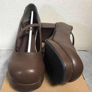 ユメテンボウ(夢展望)の未使用　夢展望 Deary ミドルヒール パンプス 24.5cm(ハイヒール/パンプス)