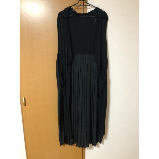 ザラ(ZARA)のzara★ロングプリーツベスト(ロングコート)