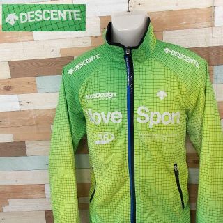 デサント(DESCENTE)の【DESCENTE】 美品 デサント ライトグリーンジャケット スポーツウェア(ジャージ)