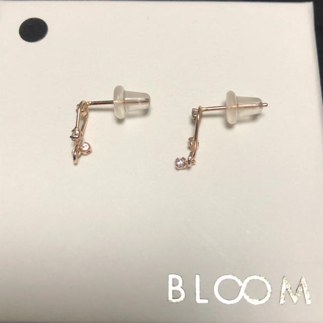 BLOOM(ブルーム)のK10PG キュービックジルコニアピアス レディースのアクセサリー(ピアス)の商品写真