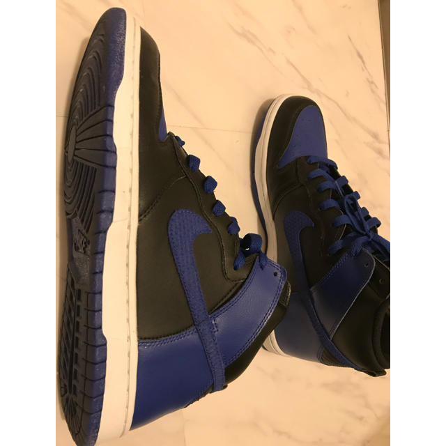 NIKE(ナイキ)の【値下げ】NIKE DUNK  HI  black/blue メンズの靴/シューズ(スニーカー)の商品写真