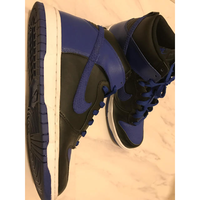 NIKE(ナイキ)の【値下げ】NIKE DUNK  HI  black/blue メンズの靴/シューズ(スニーカー)の商品写真