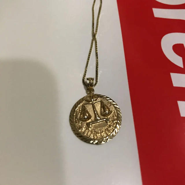 Supreme - 18SS Supreme Justice Gold Pendant 14kの通販 by バン