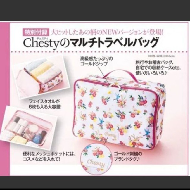 Chesty(チェスティ)の144 美人百花 6月号 付録 レディースのファッション小物(ポーチ)の商品写真