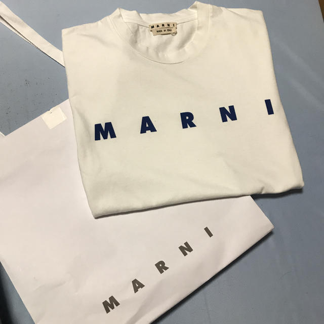 新品未使用 marni 2020ss ロゴTシャツ