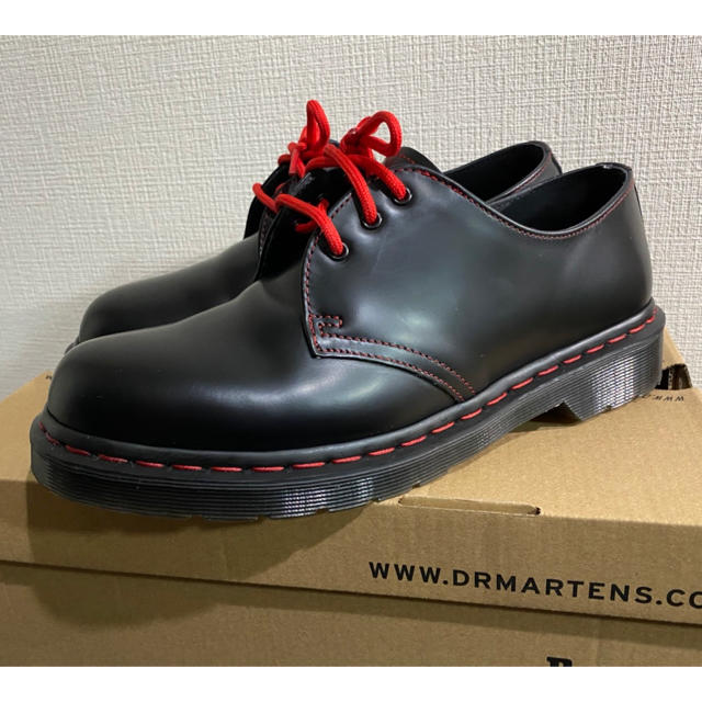 Dr.Martens(ドクターマーチン)のドクターマーチン3ホール　レッドステッチ メンズの靴/シューズ(ブーツ)の商品写真