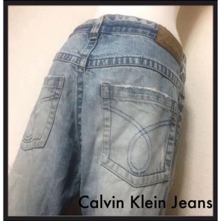 カルバンクライン(Calvin Klein)の【Calvin Kleinオンワード樫山】ヴィンテージデニムダメージ加工ジーンズ(デニム/ジーンズ)