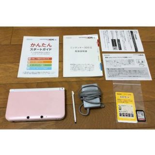 ニンテンドー3DS(ニンテンドー3DS)のニンテンドー3DS LL ピンク×ホワイト(携帯用ゲーム機本体)