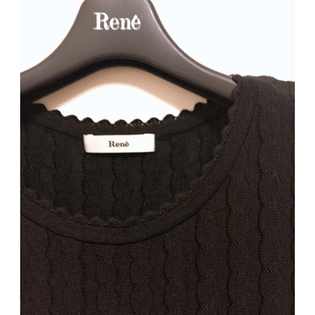 ルネ Rene ワンピース 34 ニット 黒