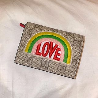 グッチ(Gucci)の🚨再々値下げ🚨GUCCI GGスプリーム　ハーフウォレット　二つ折り財布🌈(財布)