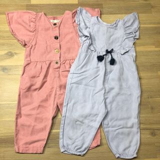 ザラキッズ(ZARA KIDS)のZARAベビー　女の子　86 ロンパース　セット(ロンパース)