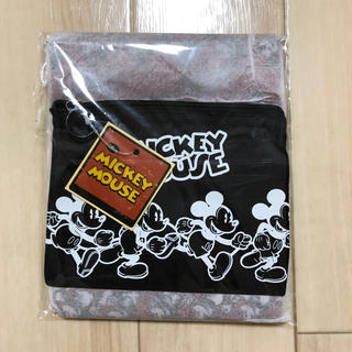 ディズニー(Disney)の【新品未使用】ミッキーマウス　ポーチ付きエコバッグ(エコバッグ)