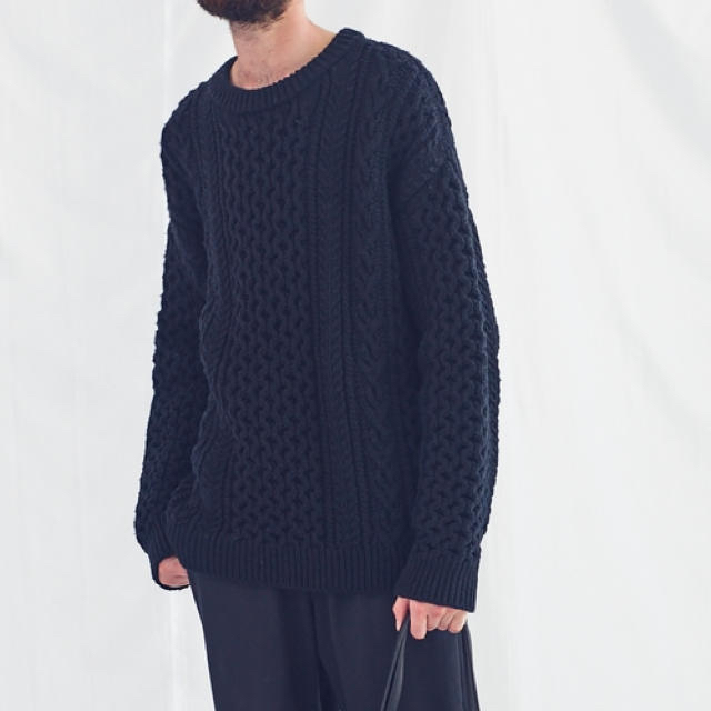 メンズAURALEE 19aw アラン編み ニット サイズ4