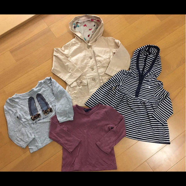 GAP Kids(ギャップキッズ)のBABY GAP 女の子　ベビー　まとめ　セット　アウター　トレンチコート　 キッズ/ベビー/マタニティのキッズ服女の子用(90cm~)(その他)の商品写真