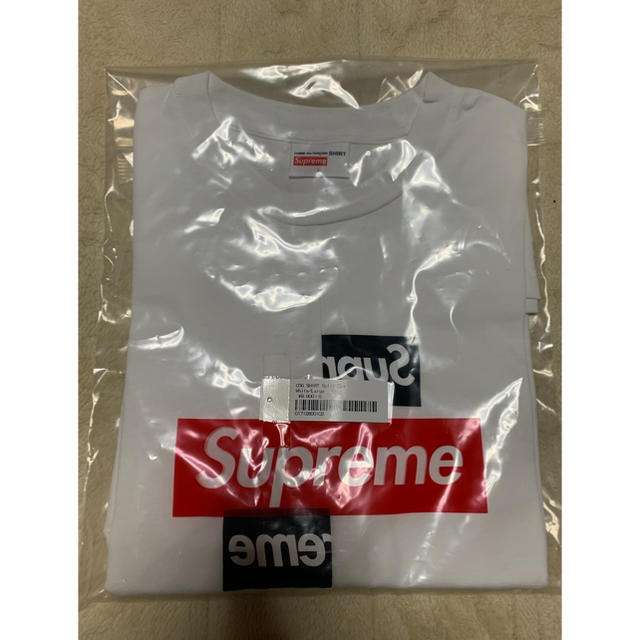 supreme comme des garçons box logo tee